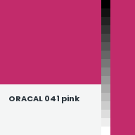 Color chip: ORACAL 041 pink