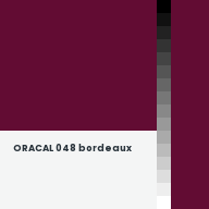 Color chip: ORACAL 048 bordeaux