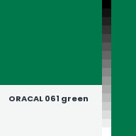 Color chip: ORACAL 061 green