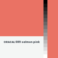 Color chip: ORACAL 089 salmon pink