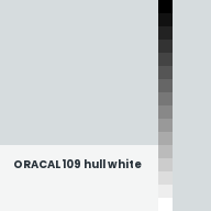 Color chip: ORACAL 109 hull white