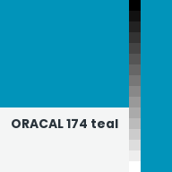 Color chip: ORACAL 174 teal
