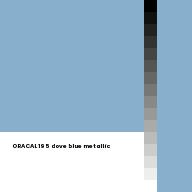 Color chip: ORACAL 195 dove blue metallic
