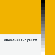 Color chip: ORACAL 211 sun yellow