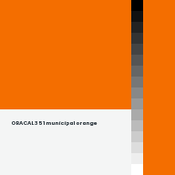 Color chip: ORACAL 351 municipal orange