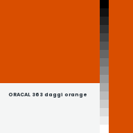 Color chip: ORACAL 363 daggi orange
