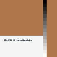 Color chip: ORACAL 366 red gold metallic