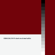 Color chip: ORACAL 368 dark red metallic