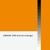 Color chip: ORACAL 380 blood orange
