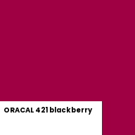 Color chip: ORACAL 421 blackberry