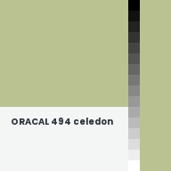 Color chip: ORACAL 494 celedon