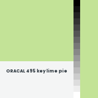 Color chip: ORACAL 495 key lime pie