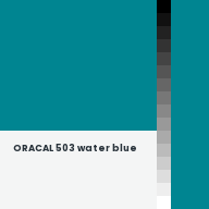 Color chip: ORACAL 503 water blue