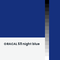 Color chip: ORACAL 511 night blue