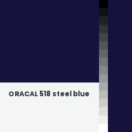 Color chip: ORACAL 518 steel blue