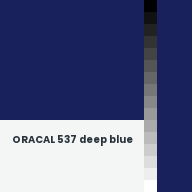 Color chip: ORACAL 537 deep blue