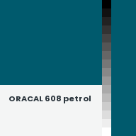 Color chip: ORACAL 608 petrol