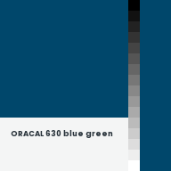 Color chip: ORACAL 630 blue green