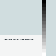 Color chip: ORACAL 681 grey green metallic