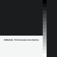 Color chip: ORACAL 704 black metallic