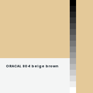Color chip: ORACAL 804 beige brown