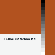Color chip: ORACAL 812 terracotta