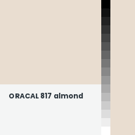 Color chip: ORACAL 817 almond