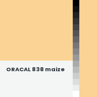 Color chip: ORACAL 838 maize