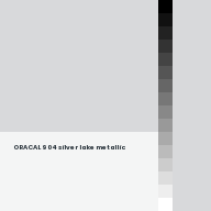 Color chip: ORACAL 904 silver lake metallic
