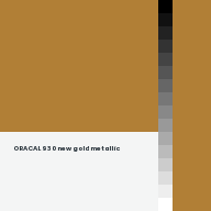 Color chip: ORACAL 930 new gold metallic
