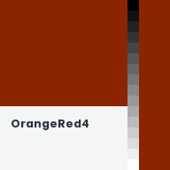 Color chip: OrangeRed4
