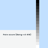 Color chip: Pale azure (Bang-v3 416)