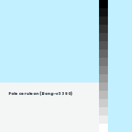 Color chip: Pale cerulean (Bang-v3 390)