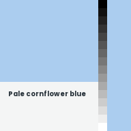Color chip: Pale cornflower blue