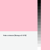 Color chip: Pale crimson (Bang-v3 670)