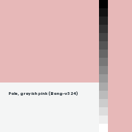 Color chip: Pale, grayish pink (Bang-v3 24)