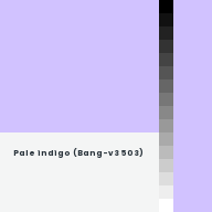 Color chip: Pale indigo (Bang-v3 503)
