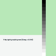 Color chip: Pale, light grayish green (Bang-v3 250)