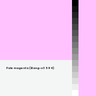 Color chip: Pale magenta (Bang-v3 584)