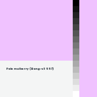 Color chip: Pale mulberry (Bang-v3 557)