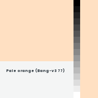 Color chip: Pale orange (Bang-v3 77)