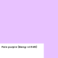 Color chip: Pale purple (Bang-v3 545)
