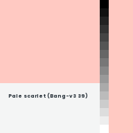 Color chip: Pale scarlet (Bang-v3 39)
