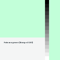 Color chip: Pale sea green (Bang-v3 291)