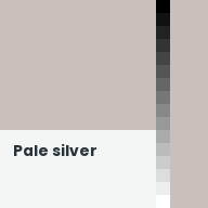 Color chip: Pale silver