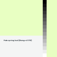 Color chip: Pale spring bud (Bang-v3 178)