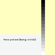Color chip: Pale yellow (Bang-v3 132)