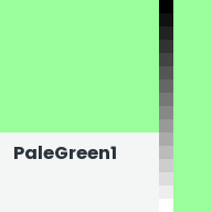 Color chip: PaleGreen1
