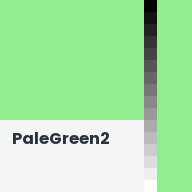 Color chip: PaleGreen2