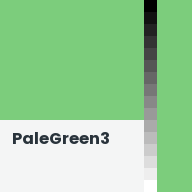 Color chip: PaleGreen3